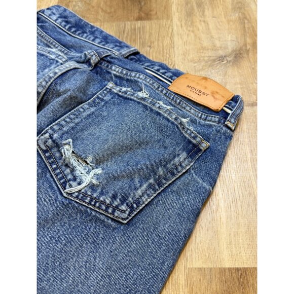 Moussy Vintage Cowhide Leather Made in Japan Slim Straight Size 29 - Picture 9 of 9